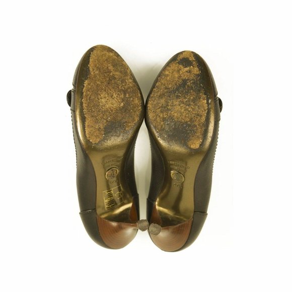 Dolce & Gabbana Round Toe Wooden Heel - Picture 7 of 11
